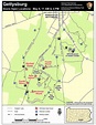 Map Of Gettysburg National Park - Cities And Towns Map