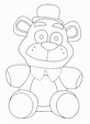 Lindo juguete Freddy FNAF para colorear, imprimir e dibujar – Dibujos ...