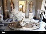 The Dying Gaul statue in the Capitoline Museum in Rome Italy Stock ...
