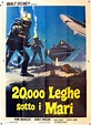 "20.000 LEGHE SOTTO I MARI" MOVIE POSTER - "20000 LEAGUES UNDER THE SEA ...