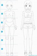 ★Como dibujar a una mujer anime (cuerpo y rostro) paso a paso★ | •Anime ...