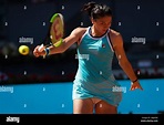 Margarita Gasparyan of Russia in action during her first-round match at ...