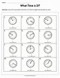 Write the Time Worksheet - Have Fun Teaching