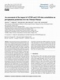 (PDF) An assessment of the impact of ATMS and CrIS data assimilation on ...