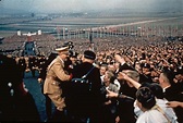 Color photos of Hitler among adoring crowds