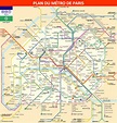 Plan du Métro de Paris 2023 - Lignes, Horaires, État du Trafic