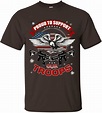 Amazon.com: Proud to Support Our Troops T-Shirt - Unique Military and ...