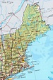 Maine USA Map Road - ToursMaps.com