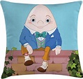 Kinhevao Alice im Wunderland-Wurfs-Kissen, Ei Humpty Dumpty, das auf ...