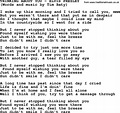 Thinking About You by Elvis Presley - lyrics