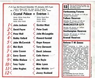 Crystal Palace v Everton 1971-72 team sheet | Everton, Everton football ...