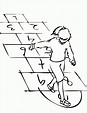 Hopscotch Coloring Page - Coloring Home