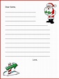 Dear Santa Letter | In Blank Letter Writing Template For Kids - Best ...