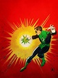 Green Lantern - art by Gil Kane (1966) | Lantern art, Green lantern, Art