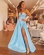 Vestido azul serenity: 80 modelos para vestir-se de leveza e serenidade