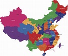 China Political Map | Mappr