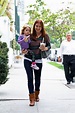 Alyson Hannigan and her daughter Satyana Marie Denisof | Celeb Baby Laundry