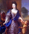 ca. 1697 Élisabeth Charlotte d'Orléans as Venus about to bind the wings ...