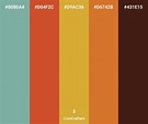 Colour Palette #3 - Vintage Tones | Retro color palette, Vintage colour ...