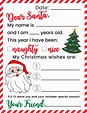Free Adorable Printable Letter To Santa (+1 Bonus Mailing Label ...