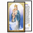 Our Lady of Victory victory at Lepanto Blessed Virgin Mary Laminated ...