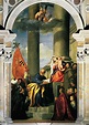 Tiziano Vecellio, Pala Pesaro, 1519-1526, olio su tela, Basilica di ...