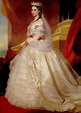 1864 Empress Carlota full portrait by Franz Winterhalter (Museo Nacional de Historia ...