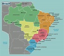 Map of Brazil cities: major cities and capital of Brazil