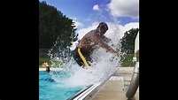 Tristan Wirfs Does INSANE Pool Jump Jumping Video Drafted By Buccaneers ...