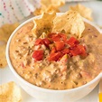 Rotel Dip with Ground Beef (only 3 ingredients!)