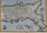 Neapolitan nation in pictures — Kingdom of Naples. Map dated 1570.