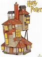 The Burrows (A Toca) Harry Potter Village – Miniatura Enesco da Casa ...