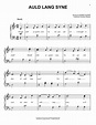 Auld Lang Syne (Very Easy Piano) - Print Sheet Music Now