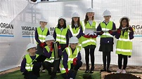 History in the making! Children bury a time capsule on the new King ...