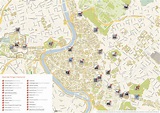 Rome Attractions Map PDF - FREE Printable Tourist Map Rome, Waking ...