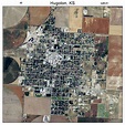 Aerial Photography Map of Hugoton, KS Kansas