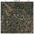 Aerial Photography Map of Harrah, OK Oklahoma