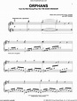 Mychael & Jeff Danna: Orphans sheet music for piano solo (PDF)