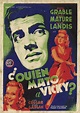 ¿QUIEN MATÓ A VICKY? - 1941 | Noir movie, Film noir, Best film noir