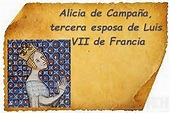 Adela de Champaña, tercera esposa de Luis VII rey de Francia