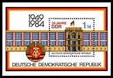 Briefmarkenblocks der Deutschen Post der DDR