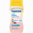 Coppertone WaterBABIES Sunscreen Fragrance Free Lotion SPF 50 6 oz ...