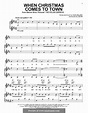 When Christmas Comes to Town by A. Silvestri - sheet music on MusicaNeo