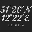 Leipzig Koordinaten | Der Leipzig T-Shirt Shop