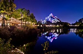 Expedition Everest Night Photo - Disney Tourist Blog