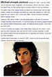 Michael Jackson Biography and Heal the World