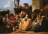 The Minuet or Carnival Scene - Giovanni Domenico Tiepolo - WikiArt.org ...