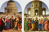 Perugino and Raphael, the Marriage of the Virgin. A dialogue between ...