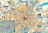 Detailed tourist map of Munich city. Munich detailed tourist map ...