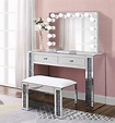 11+ Makeup Vanity With Drawers And Lighted Mirror Pictures